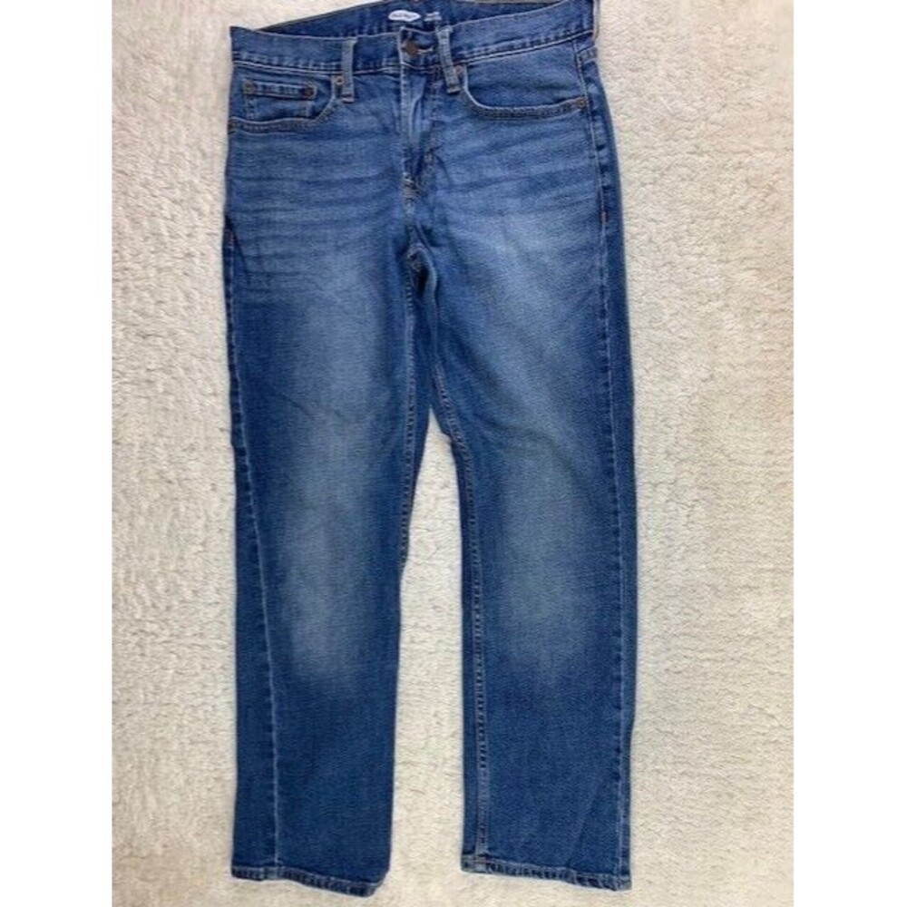 Old Navy Size 29x30 Mens Jeans Built In Flex Straight Stretch (Actual Inseam 28)